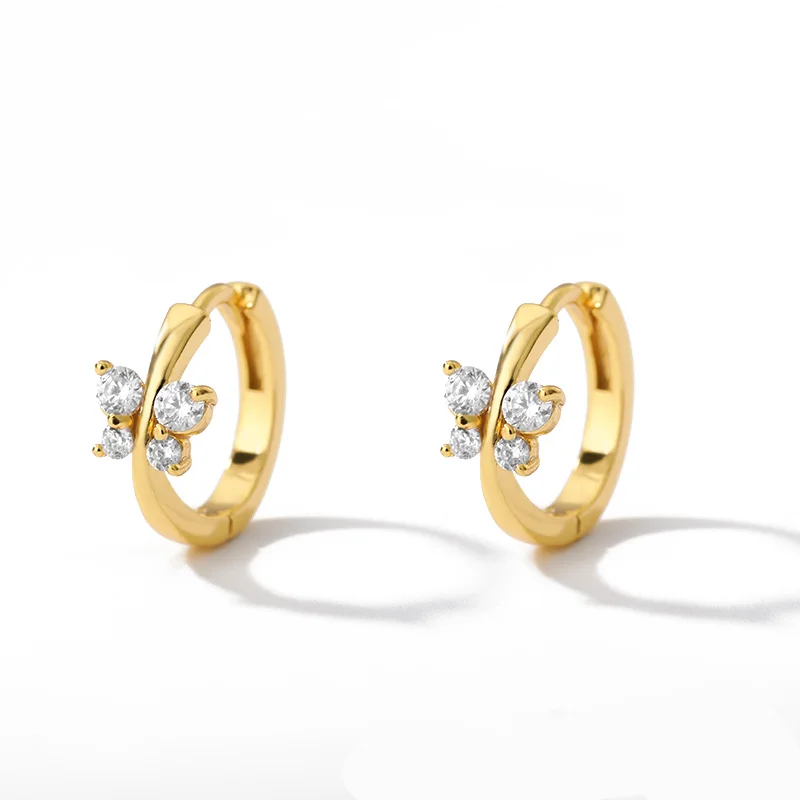 Stainless Steel Earrings For Women 2023 Trending Gold Color Butterfly Hoop Earrings New in Femme Girls Luxury Jewelry aretes