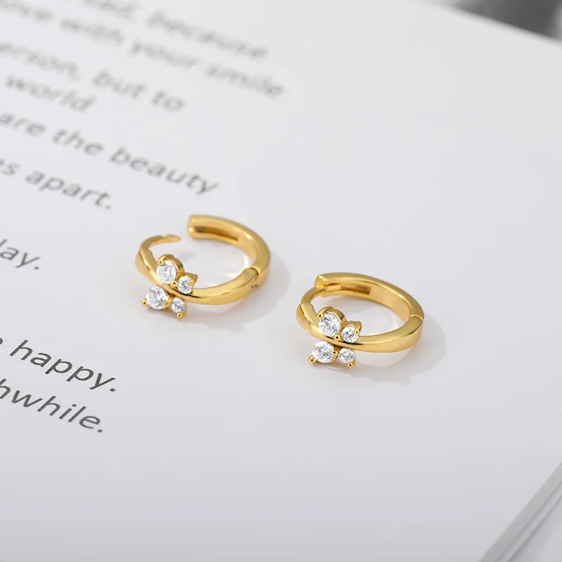 Stainless Steel Earrings For Women 2023 Trending Gold Color Butterfly Hoop Earrings New in Femme Girls Luxury Jewelry aretes