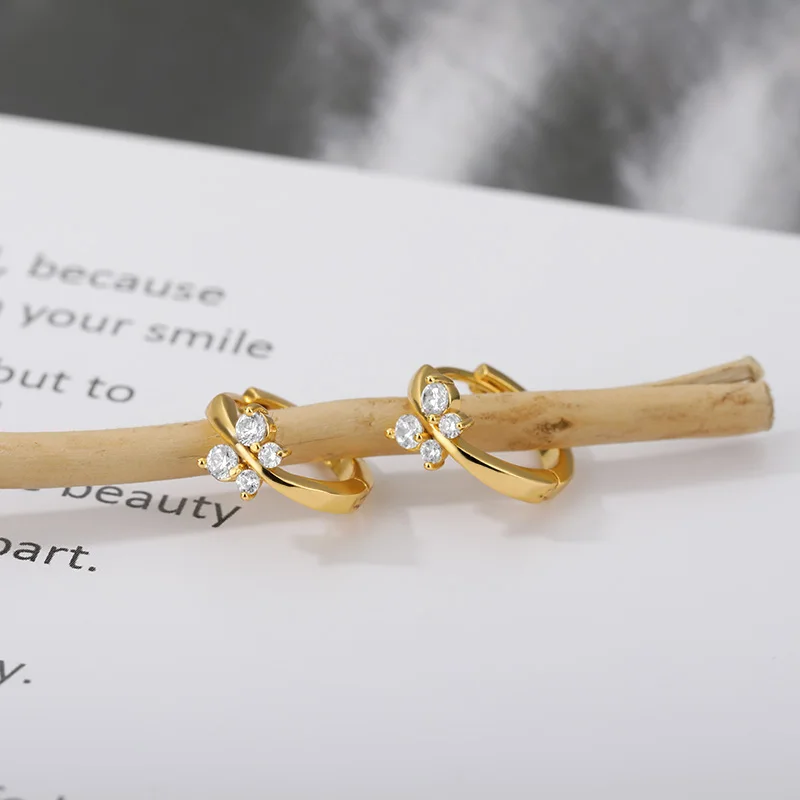Stainless Steel Earrings For Women 2023 Trending Gold Color Butterfly Hoop Earrings New in Femme Girls Luxury Jewelry aretes