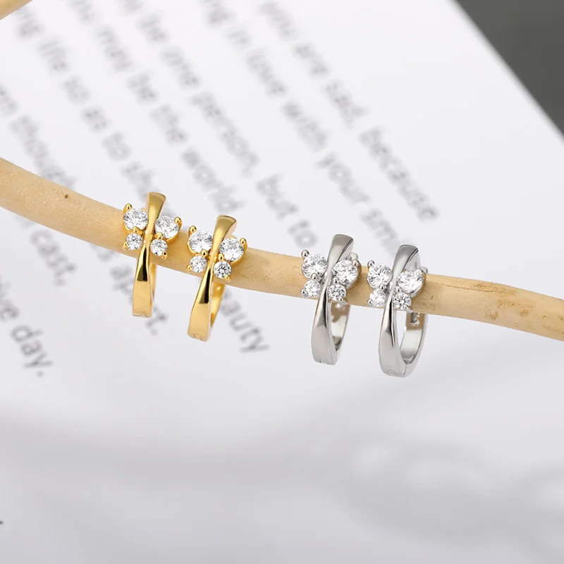 Stainless Steel Earrings For Women 2023 Trending Gold Color Butterfly Hoop Earrings New in Femme Girls Luxury Jewelry aretes