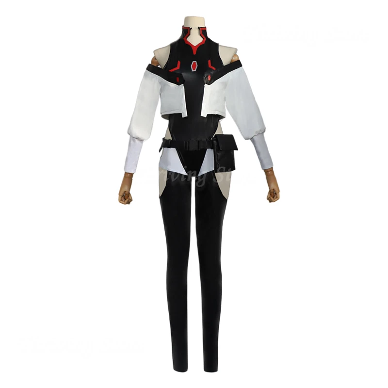 Cosplay Anime Edgerunners Lucy Costume Bodysuit Jumpsuits Jacket Wig Full Suit Halloween Costumes for Women costume