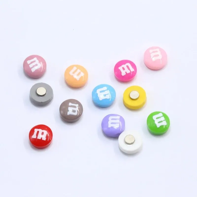 5/10/15pcs Color M Refrigerator Magnets Message Note Photo Gifts Cute Home Magnetic Sticker Stationery Magnet Fridge Decor
