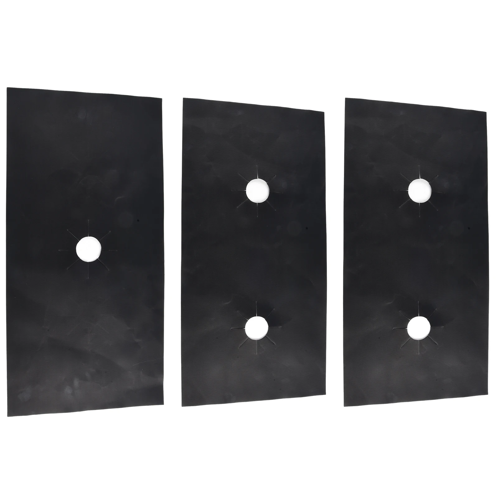 3PCS Gas Stove Pad Gas Stove Protective Covers 5-Hole Kitchen Cleaning Anti-dirty Non-stick Reusable Stovetop Protector Pads