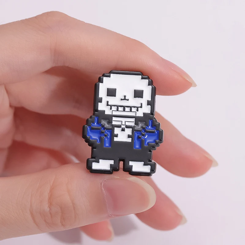 Sans Undertale Enamel Pin Creative Funny Game Character Brooch Lapel Backpack Badge Accessories Fashion Jewelry Gift For Friends