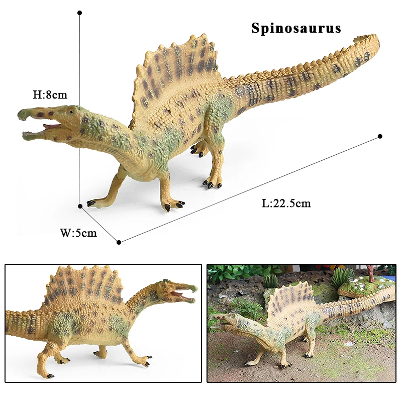 Oenux Jurassic Dinosaurs Indominus Rex Mosasaurus Saichania Dilophosauridae Spinosaurus Model Action Figures Collection Kid Toy