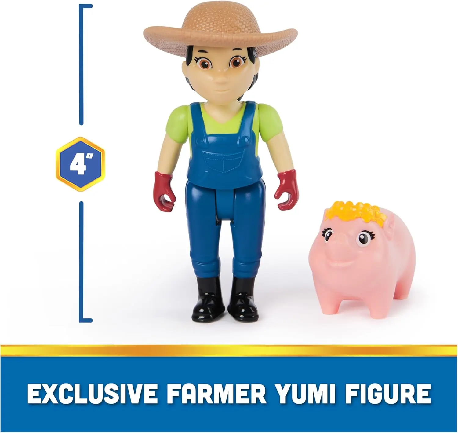 Original Paw Patrol Mayor Goodway Chickaletta Humdinger Danny Yumi Captain Turbot Chase Hero Figure Set Boys Girls Children Toy