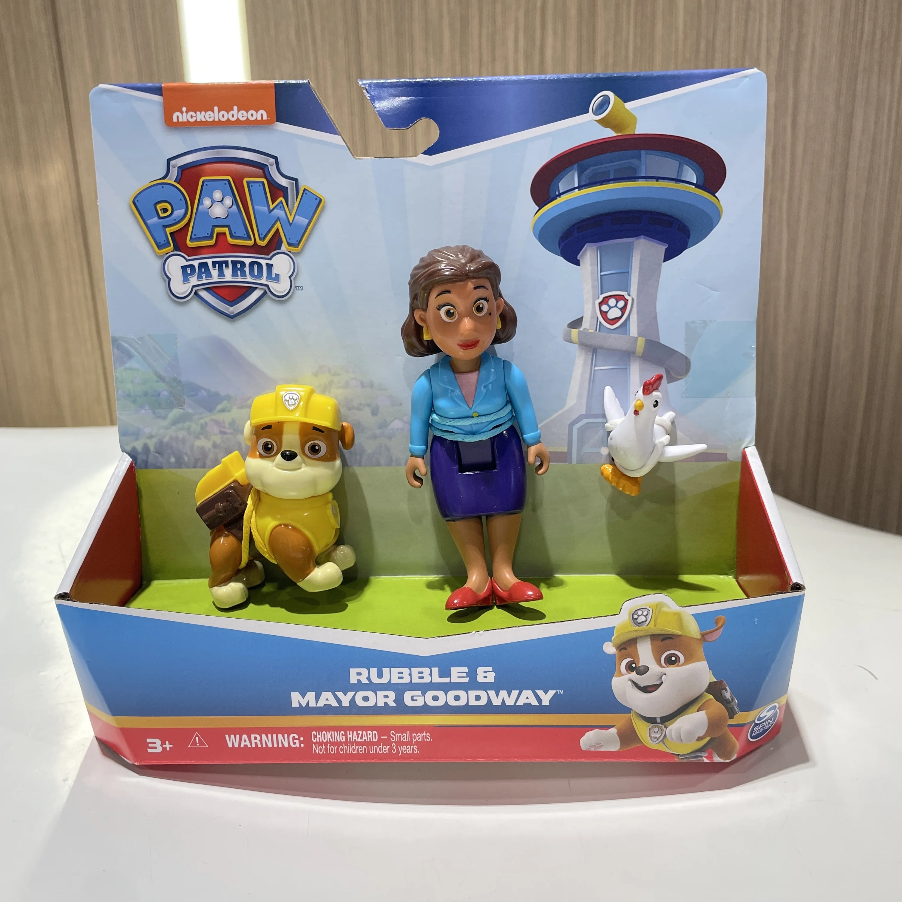 Original Paw Patrol Mayor Goodway Chickaletta Humdinger Danny Yumi Captain Turbot Chase Hero Figure Set Boys Girls Children Toy