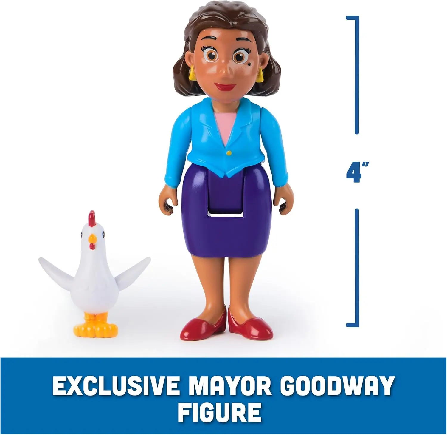Original Paw Patrol Mayor Goodway Chickaletta Humdinger Danny Yumi Captain Turbot Chase Hero Figure Set Boys Girls Children Toy