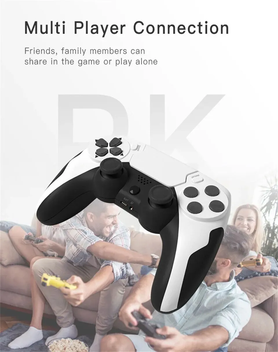 GAMINJA New Wireless Gamepad P48 with Six Axis Gyroscope Game Controller For PS4 PS3 Console Dual Vibration PC Joystick