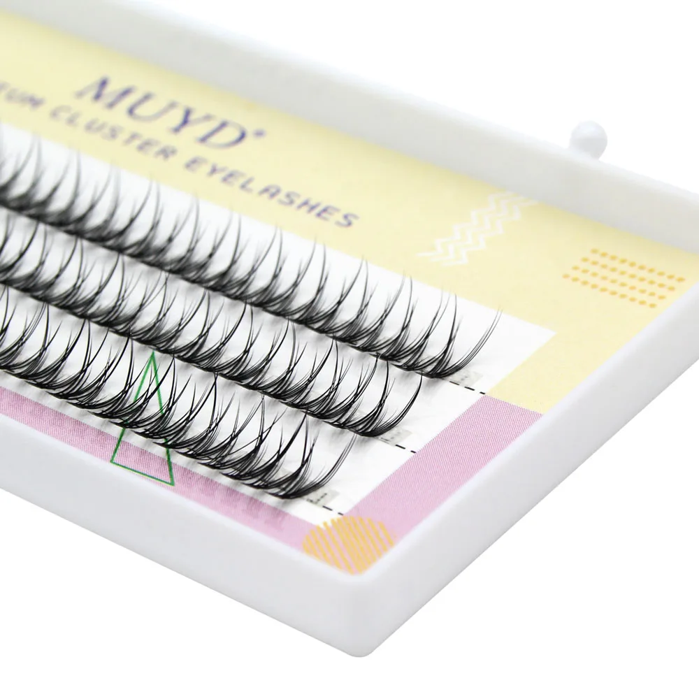 MUYD High Quality Makeup V-Shaped Eyelashes Encrypted False Eyelashes Natural And Soft Dovetail Extension False Eyelashes