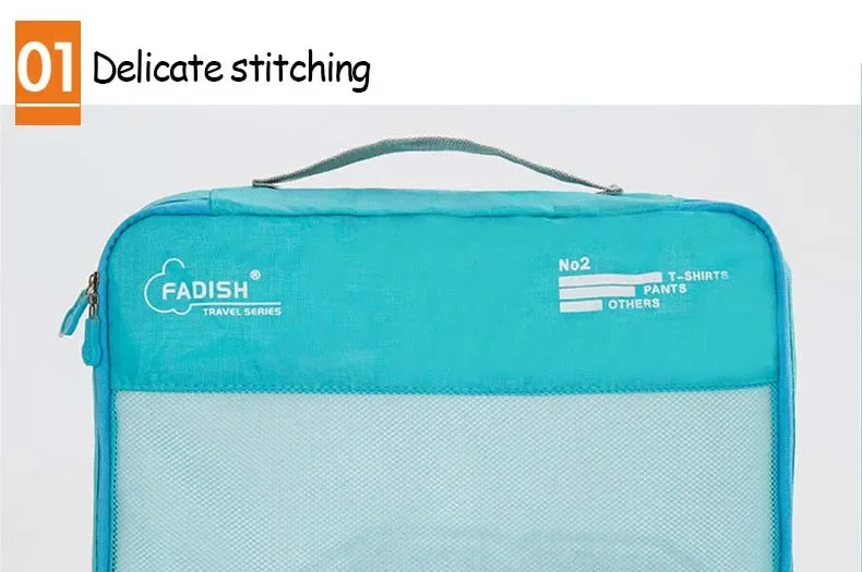 7/6 Pieces Set Travel Organizer Storage Bags Suitcase Portable Luggage Organizer Clothes Shoe Tidy Pouch Packing Storage Cases