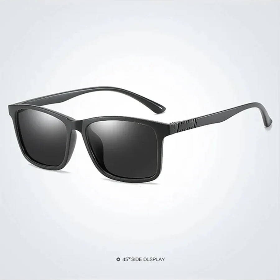 1-2PCS Luxury Men Sunglasses Fashion Vintage Square Ultra Light Frame Driving Fishing Sun Glasses For Man Eyewear