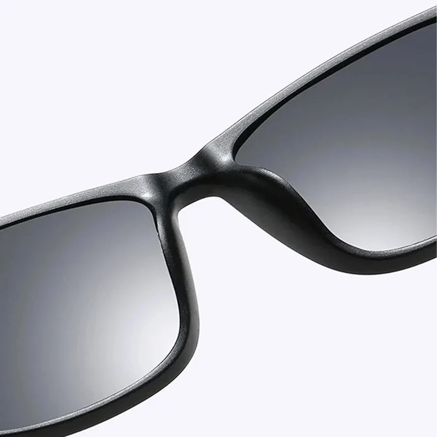 1-2PCS Luxury Men Sunglasses Fashion Vintage Square Ultra Light Frame Driving Fishing Sun Glasses For Man Eyewear