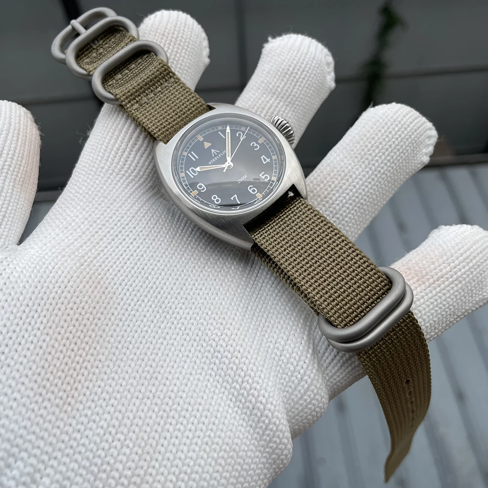 STEELFLIER Official SF745 Luxury Quartz Wristwatch Unisex 36MM Case Swiss Luminous VH31 Mute Movement 200M Waterproof Dive Watch