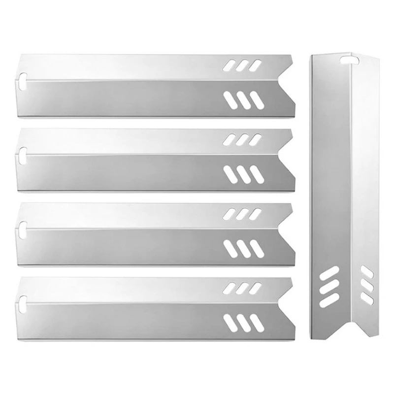2/4 pcs Grill Heat Tents Stainless Steel Universal Grill Heat Tents for Gas Grill Burners Cover Flame Tamers Replacements