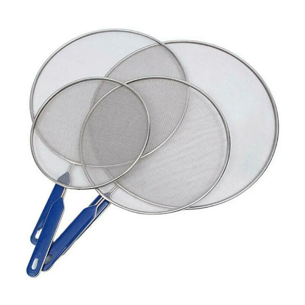 Grease Splatter Screen Guards Mesh Anti Splatter Guard Oil Net Splash Cover Pan Pot Frying Oil Cooking Cover Kitchen Tools