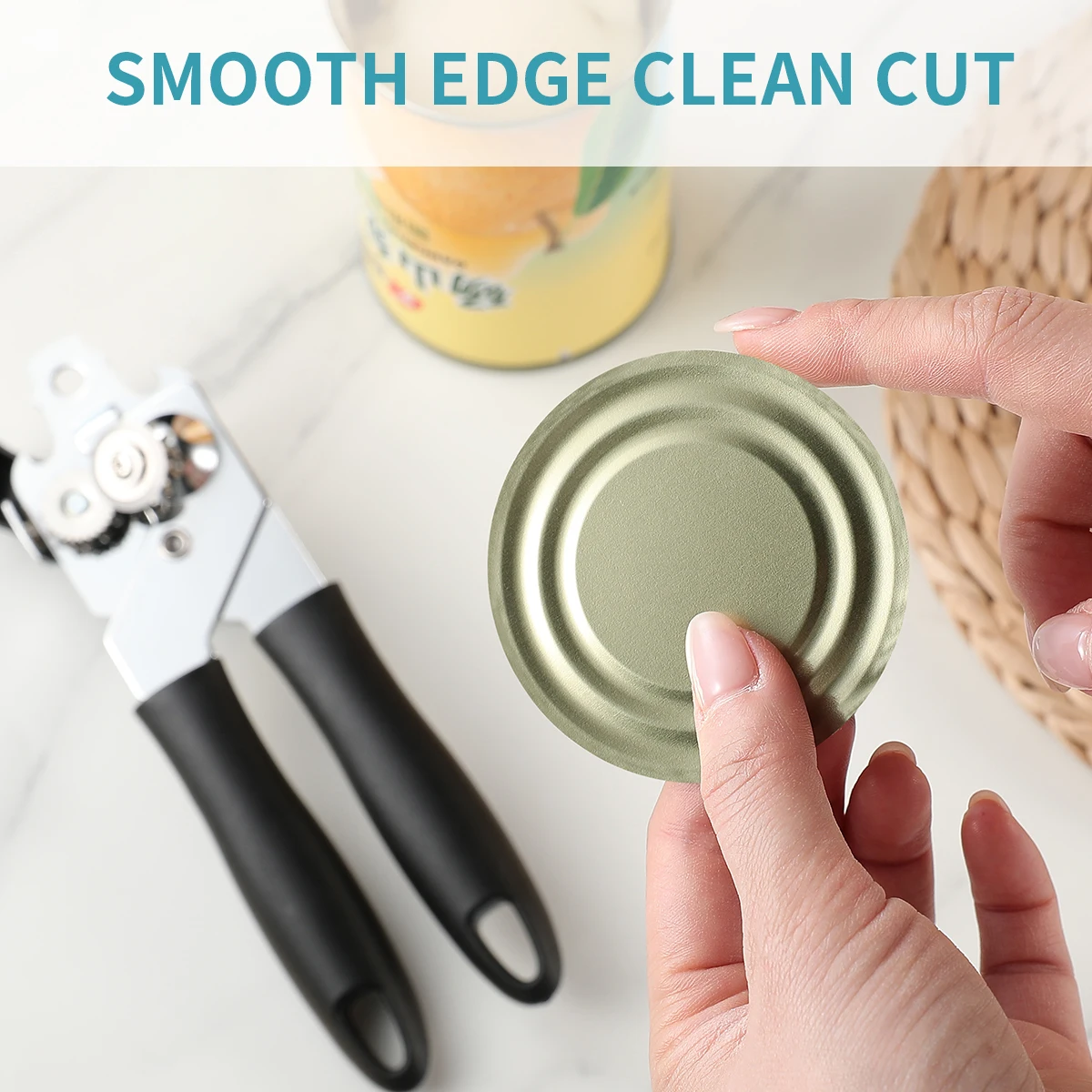 Manual Can Opener Stainless Steel Bottle Openers Professional Ergonomic Jars Tin Opener for Cans Kitchen Tools Accessories