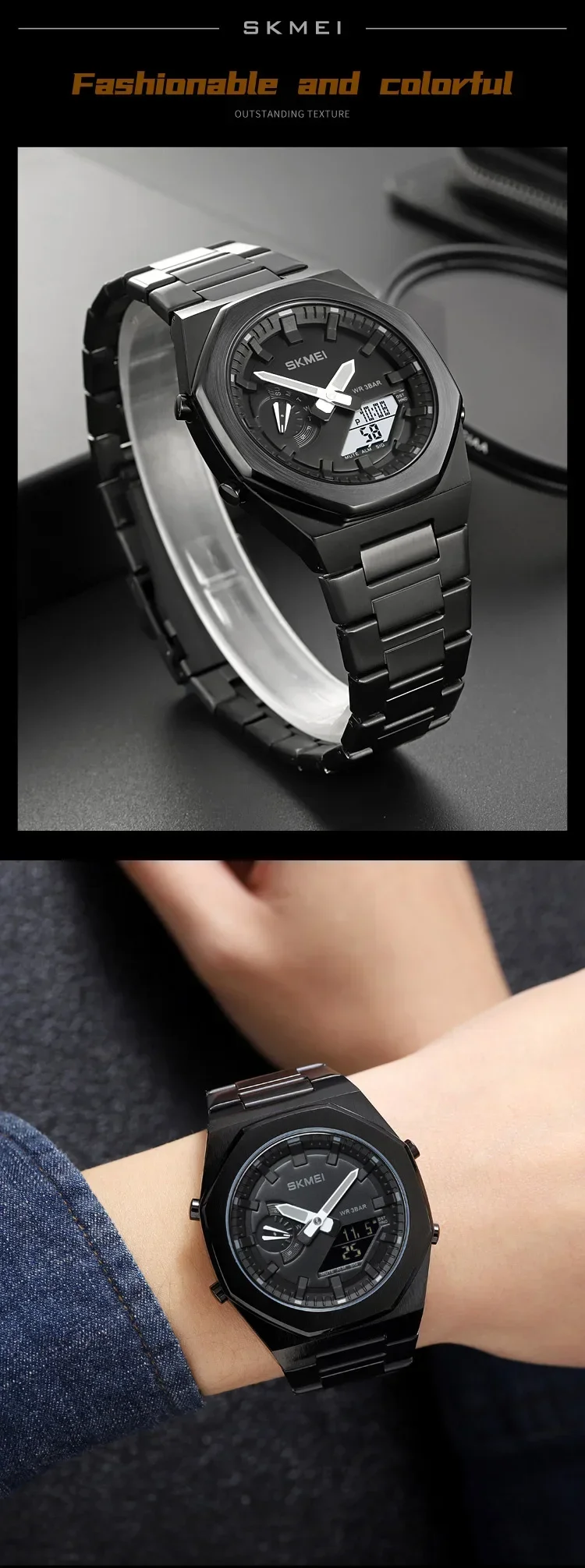 SKMEI 1816 Watches Fashion Casual Business Quartz Watch Light Date Waterproof Wristwatch Relogio Masculino Mens Sports