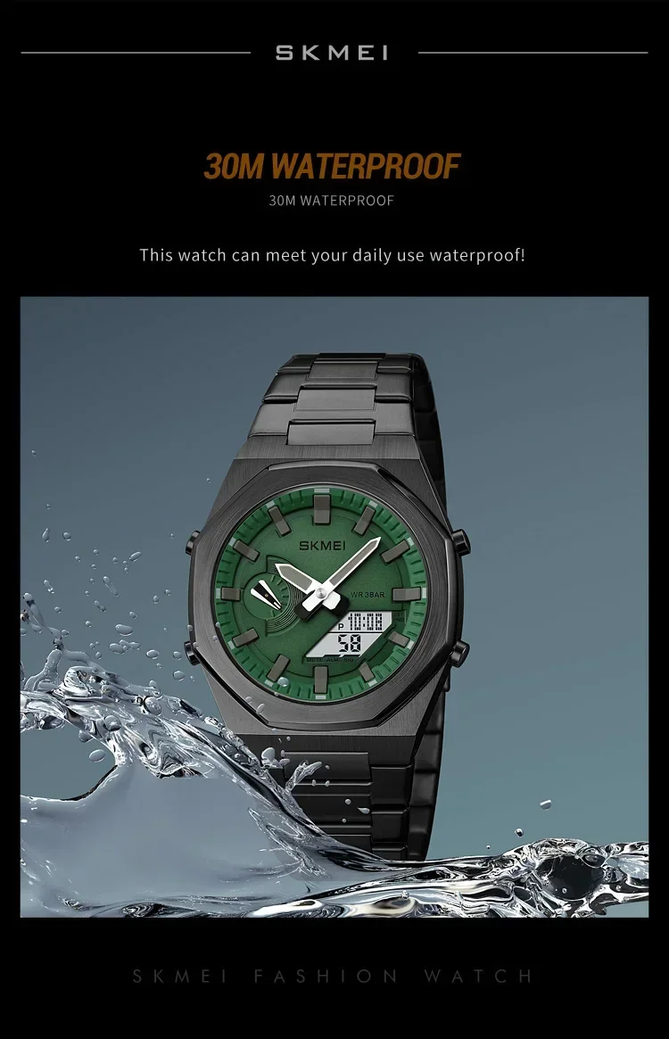 SKMEI 1816 Watches Fashion Casual Business Quartz Watch Light Date Waterproof Wristwatch Relogio Masculino Mens Sports