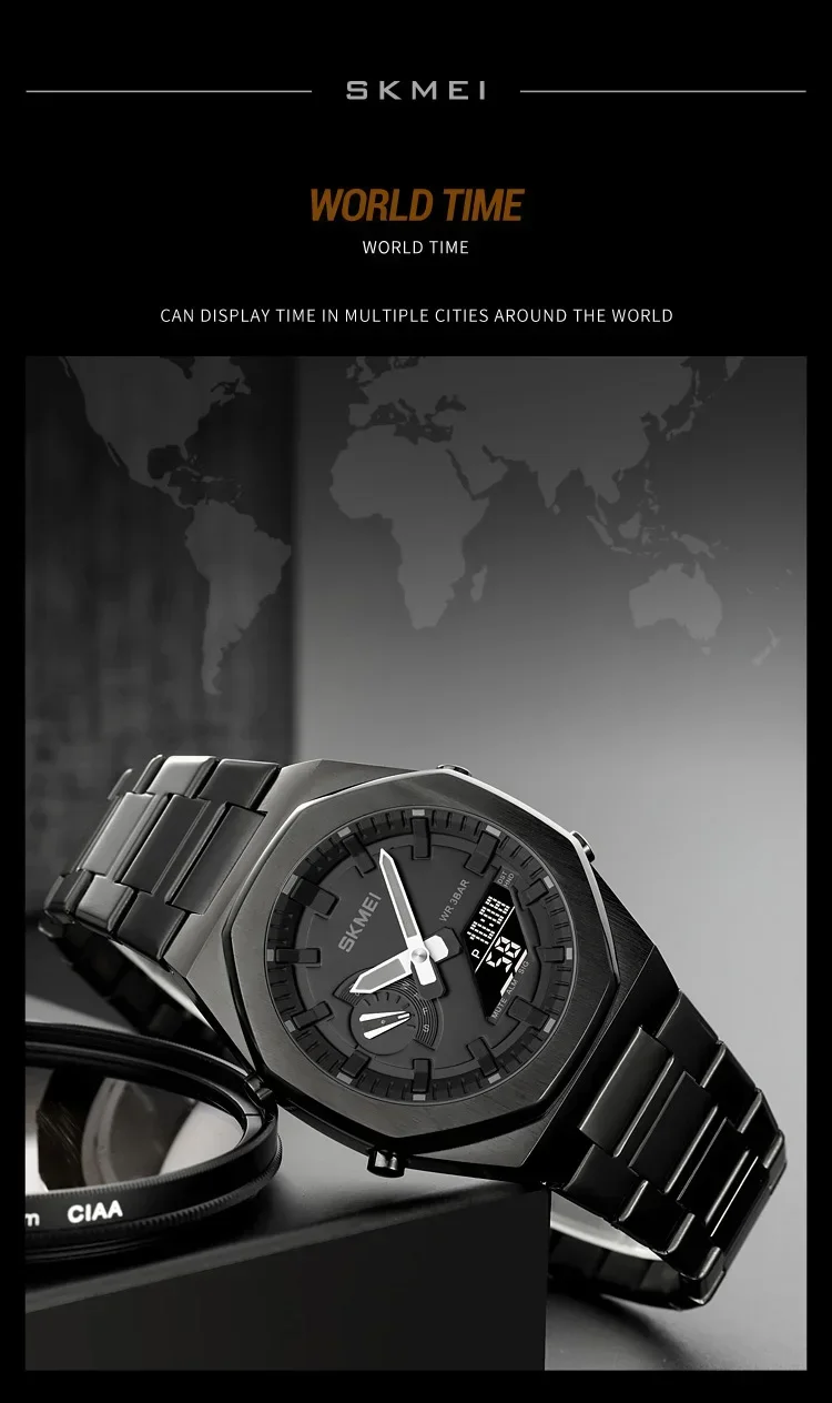 SKMEI 1816 Watches Fashion Casual Business Quartz Watch Light Date Waterproof Wristwatch Relogio Masculino Mens Sports