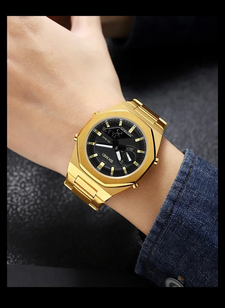 SKMEI 1816 Watches Fashion Casual Business Quartz Watch Light Date Waterproof Wristwatch Relogio Masculino Mens Sports