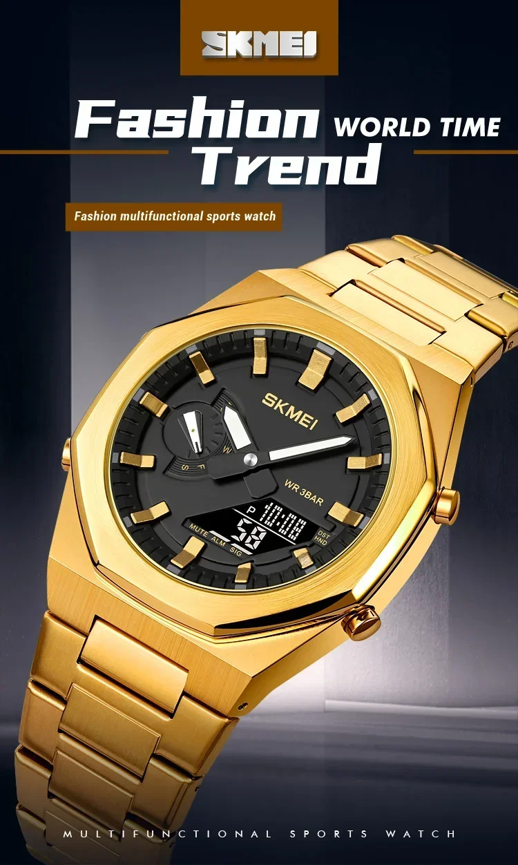 SKMEI 1816 Watches Fashion Casual Business Quartz Watch Light Date Waterproof Wristwatch Relogio Masculino Mens Sports