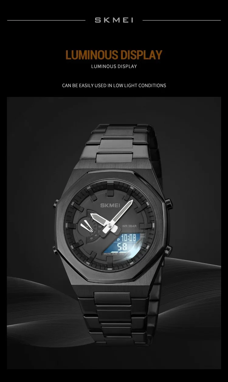 SKMEI 1816 Watches Fashion Casual Business Quartz Watch Light Date Waterproof Wristwatch Relogio Masculino Mens Sports