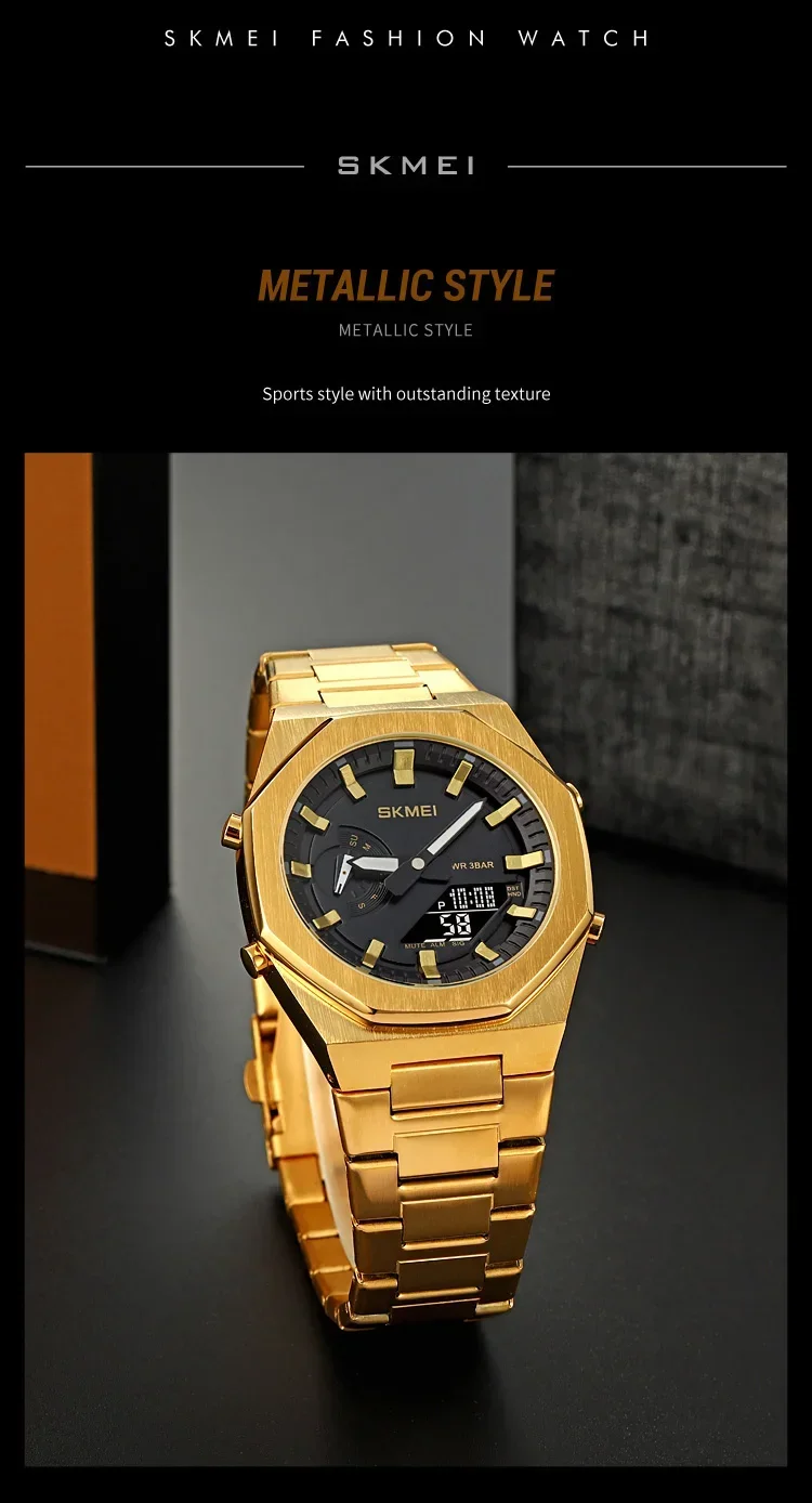 SKMEI 1816 Watches Fashion Casual Business Quartz Watch Light Date Waterproof Wristwatch Relogio Masculino Mens Sports