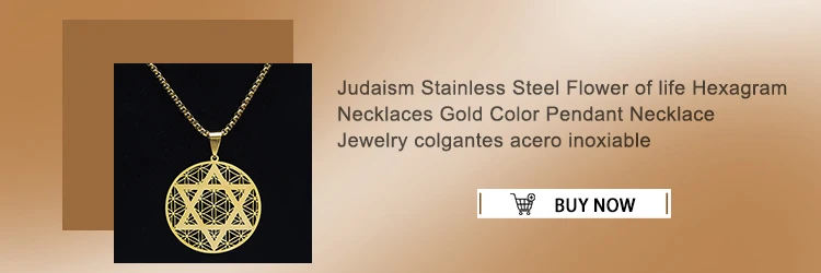 Seven Archangels Amulet Stainless Steel Necklaces Men Seal of Solomon Talisman Necklace Protection Jewelry Collar Hombre N1162S2