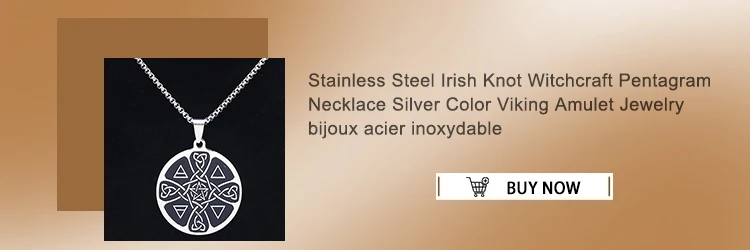 Seven Archangels Amulet Stainless Steel Necklaces Men Seal of Solomon Talisman Necklace Protection Jewelry Collar Hombre N1162S2