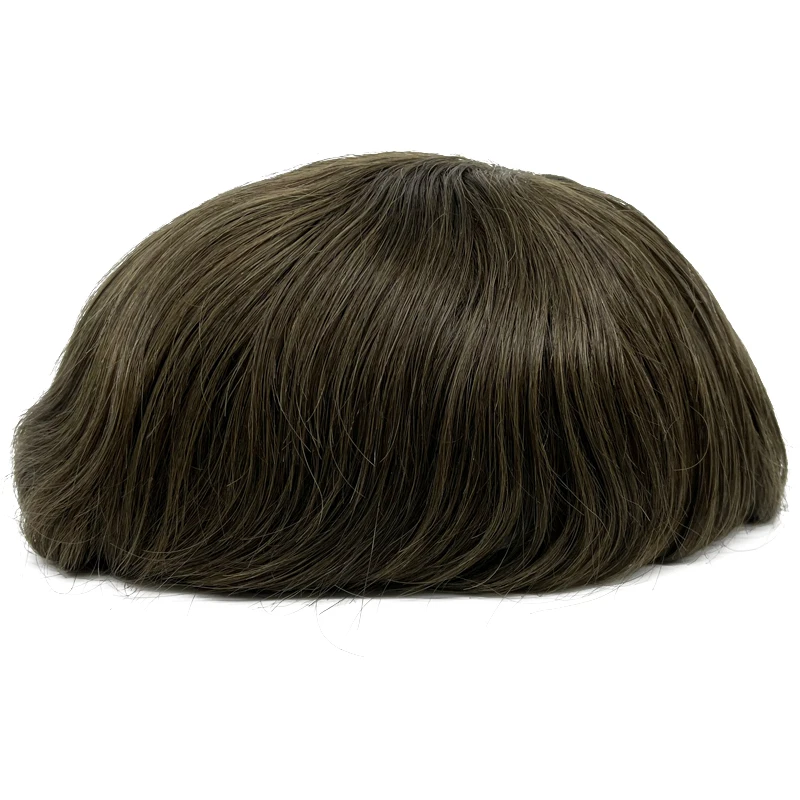 0.03mm Ultra-Thin Skin Invisible Wig Male Natural Hairline Men Capillary Prosthesis Men Toupee Human Hair System Unit Hairpiece