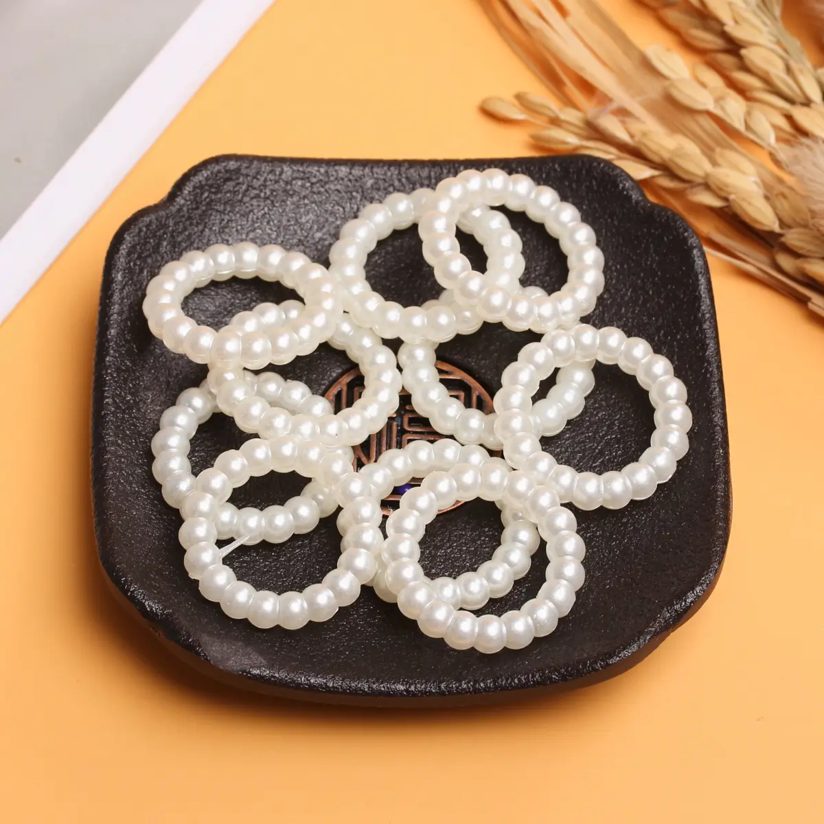 10/50/100Pcs ABS Imitation Pearl Multi-shape Star Heart Beads For Jewelry Making DIY Necklace Bracelet Pendant Fashion Material