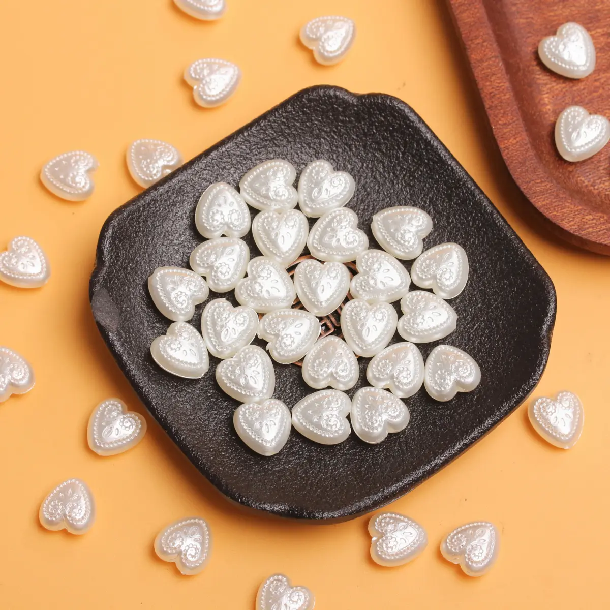 10/50/100Pcs ABS Imitation Pearl Multi-shape Star Heart Beads For Jewelry Making DIY Necklace Bracelet Pendant Fashion Material