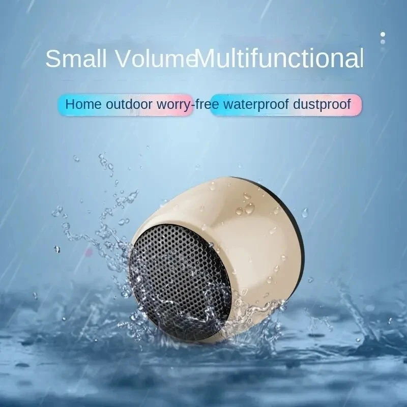 M1 Mini Bluetooth-compatible Small Speaker Portable Intelligent One Drag Two Small Steel Cannon Metal Wireless Sound Subwoofer