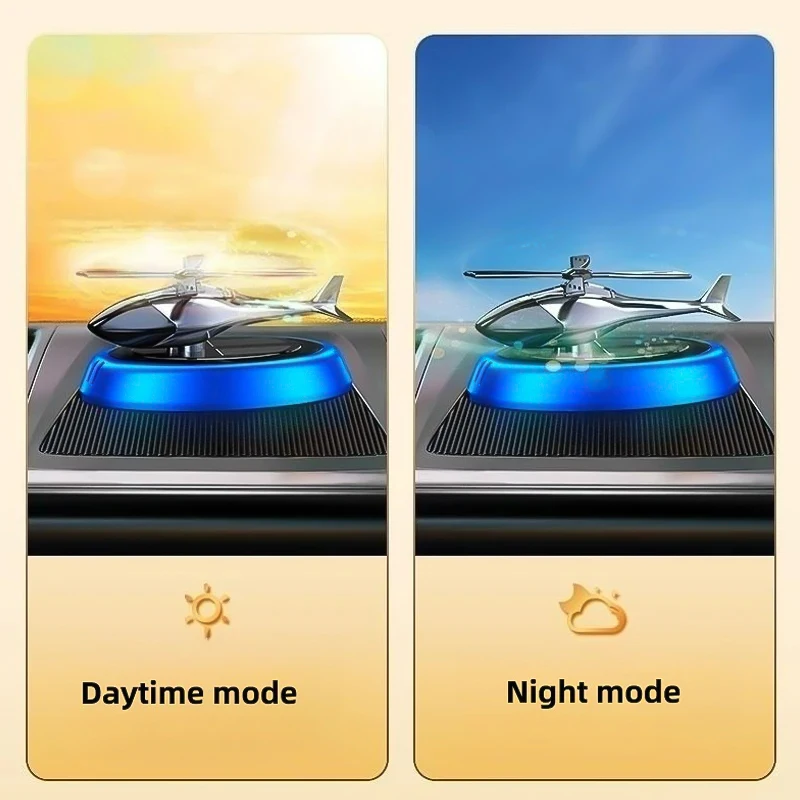 Solar Aircraft Car Decoration Ornaments Car Interior Accessories Desktop Ornament Gift For Woman, Man, Car Enthusiast