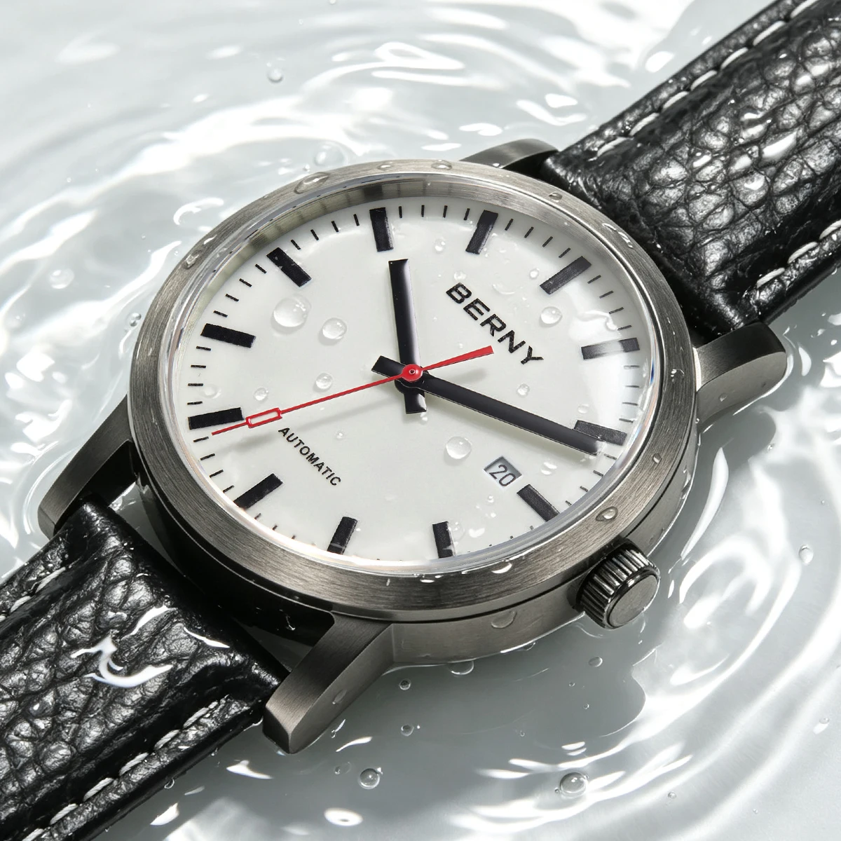 BERNY Watch for Men Automatic Self-Wind Luxury Watch Sappire MIYOTA 8215 Top Luminous 5ATM Mechanical Wristwatch