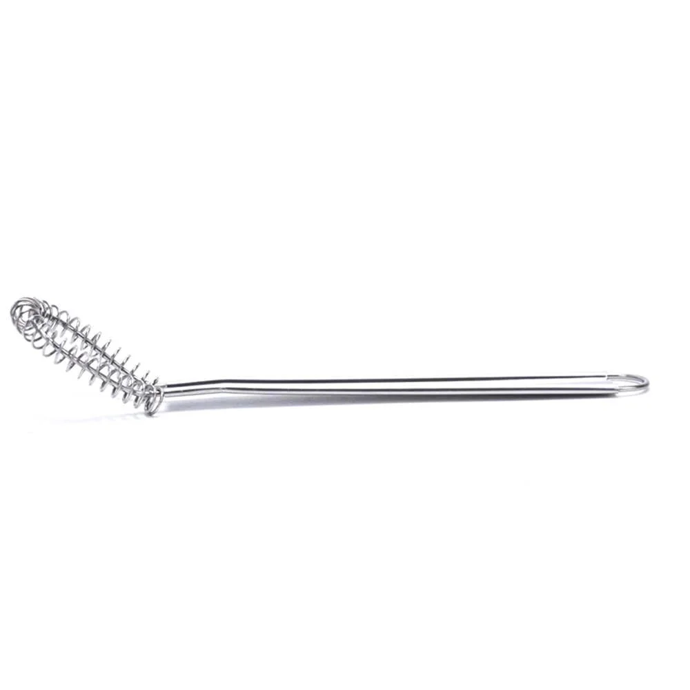 1Pcs Stainless Steel Spring Manual Whisk Egg Beater Handheld Mini Kitchen Eggs Mixer
