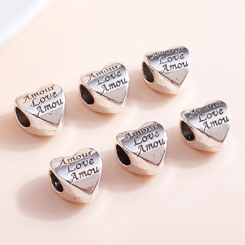 Mixed 25pcs Designer Charms Pendants Flowers Heart BFF Skull Alloy Charms Beads For DIY Jewelry Making Brand Bracelets & Bangles