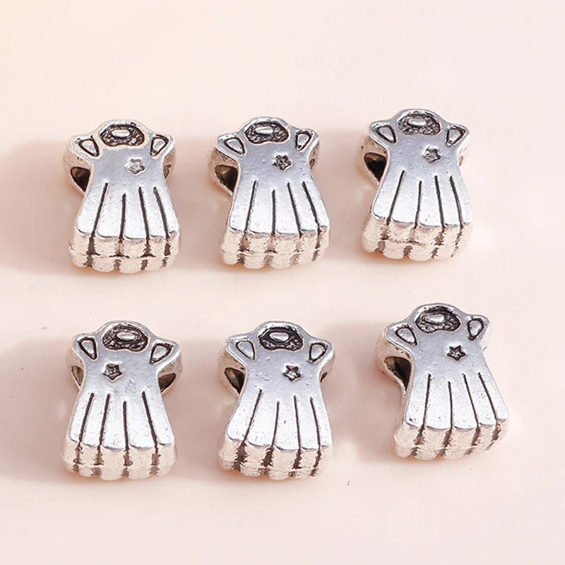 Mixed 25pcs Designer Charms Pendants Flowers Heart BFF Skull Alloy Charms Beads For DIY Jewelry Making Brand Bracelets & Bangles