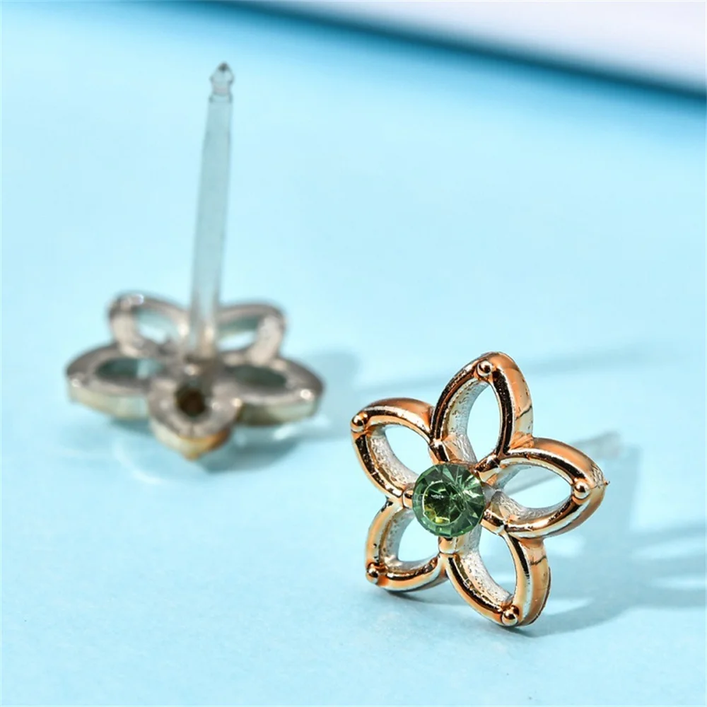 36Pairs/Lot Fashion Colorful Rhinestone Stud Earring Women Girls Animal Fruit Piercing Jewelry Wedding Party Gifts Mixed Style