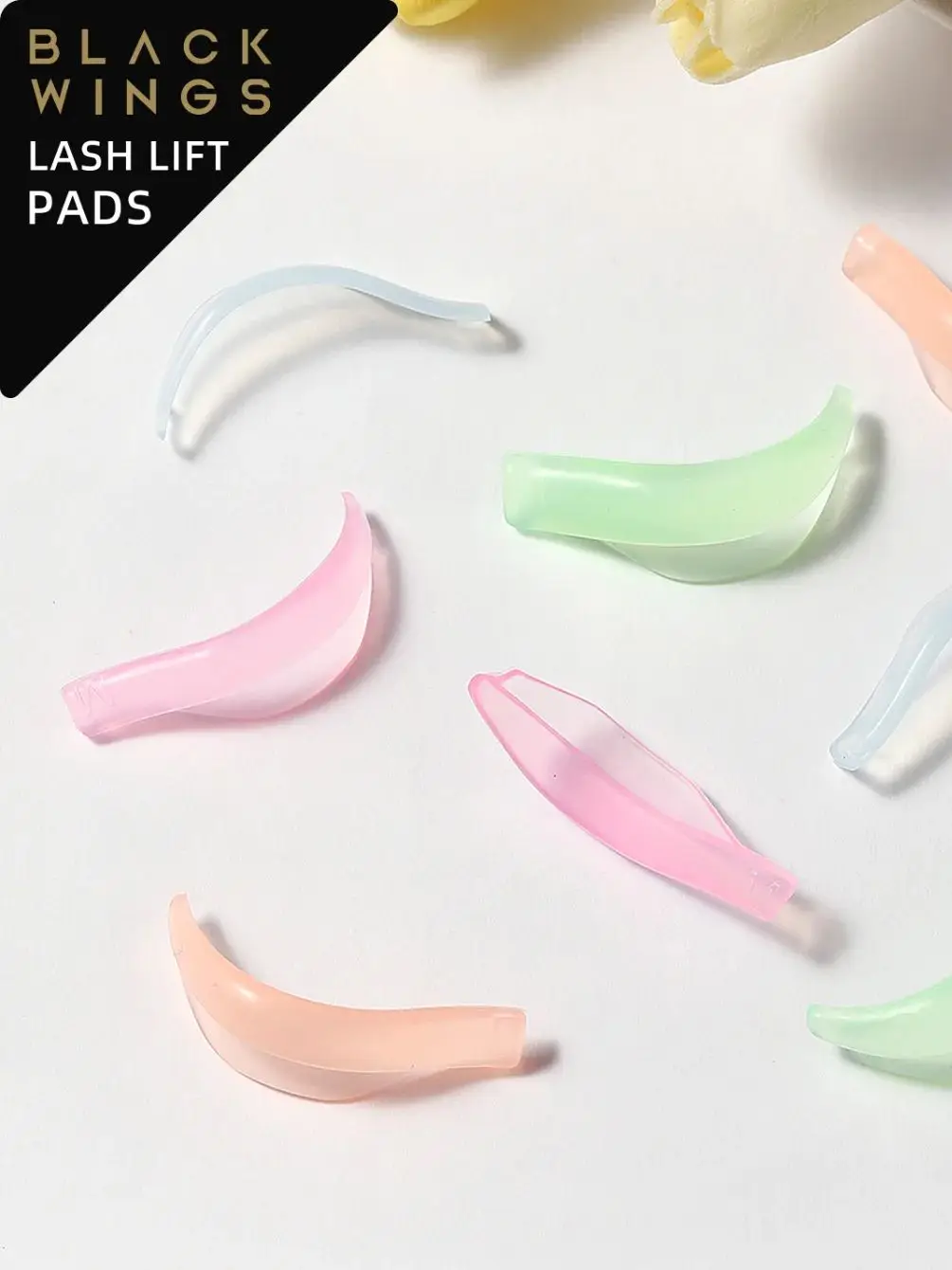 Jelly 4 Sizes Eyelash Perming Curler Lift Pads Eyelash Perm Pads Rods For LashLift Silicone For Eyelashes Makeup Beauty Tool