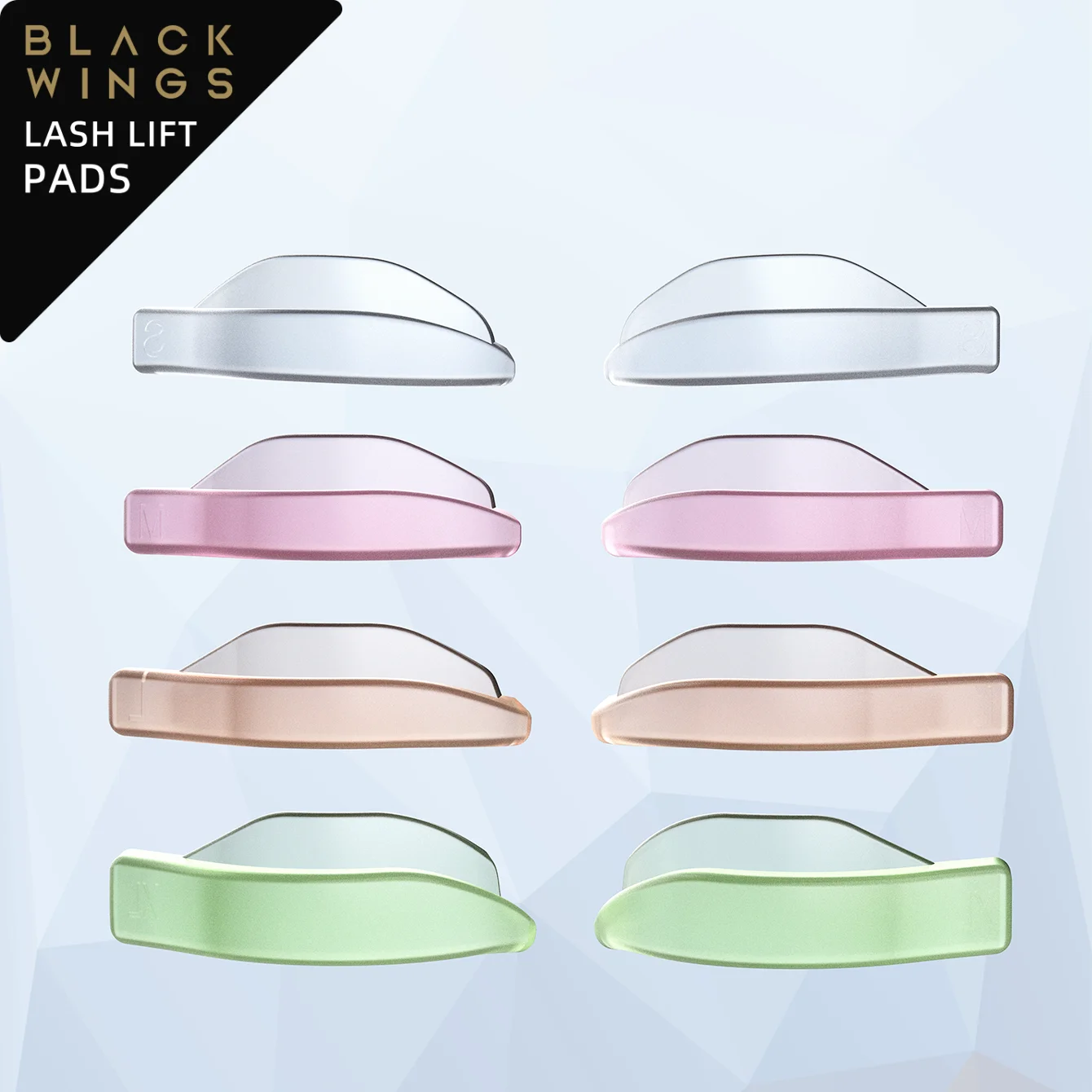 Jelly 4 Sizes Eyelash Perming Curler Lift Pads Eyelash Perm Pads Rods For LashLift Silicone For Eyelashes Makeup Beauty Tool