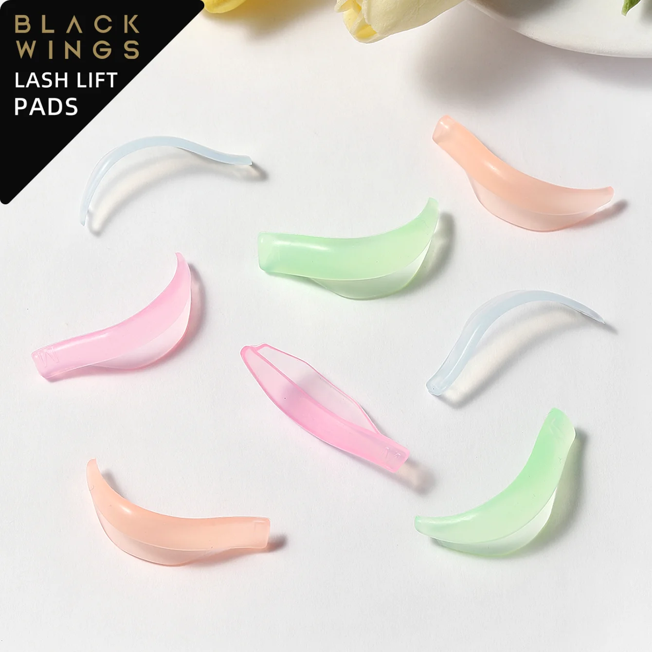 Jelly 4 Sizes Eyelash Perming Curler Lift Pads Eyelash Perm Pads Rods For LashLift Silicone For Eyelashes Makeup Beauty Tool