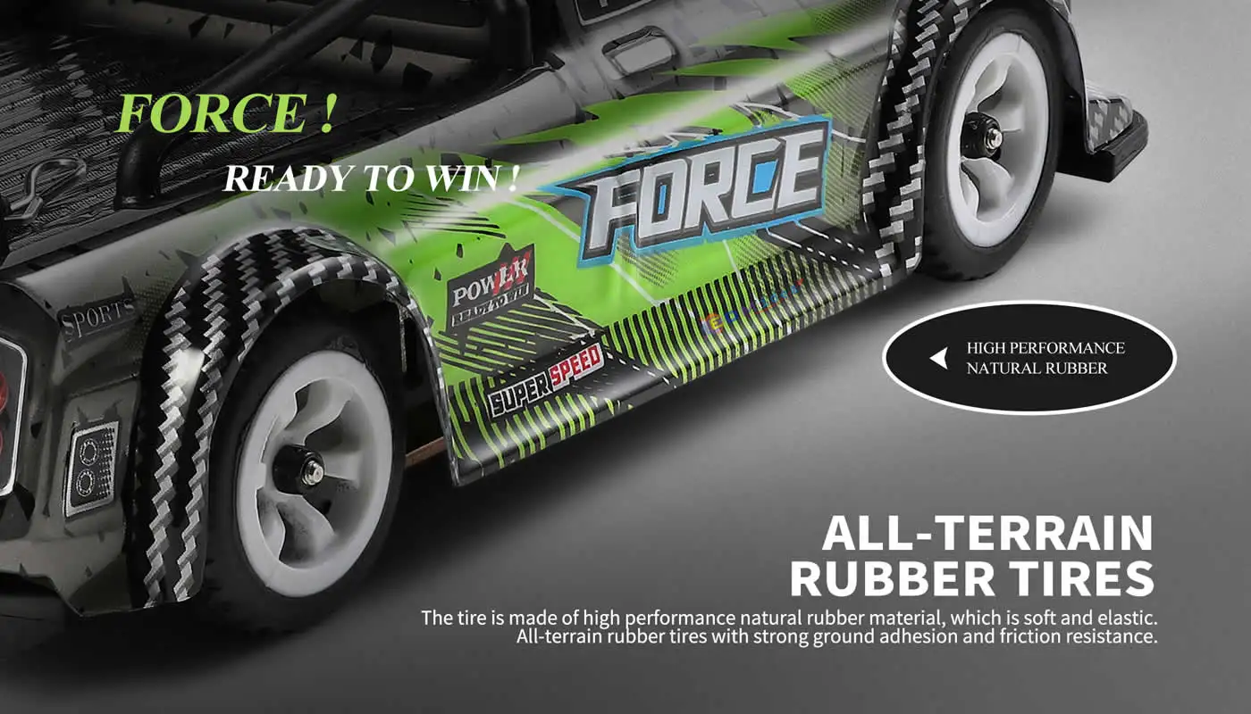 WLtoys 284131 1:28 4WD 2.4G Mini RC Racing Car High Speed Off-Road Remote Control LED Light Drift Alloy Truck Boys Toy Kids Gift