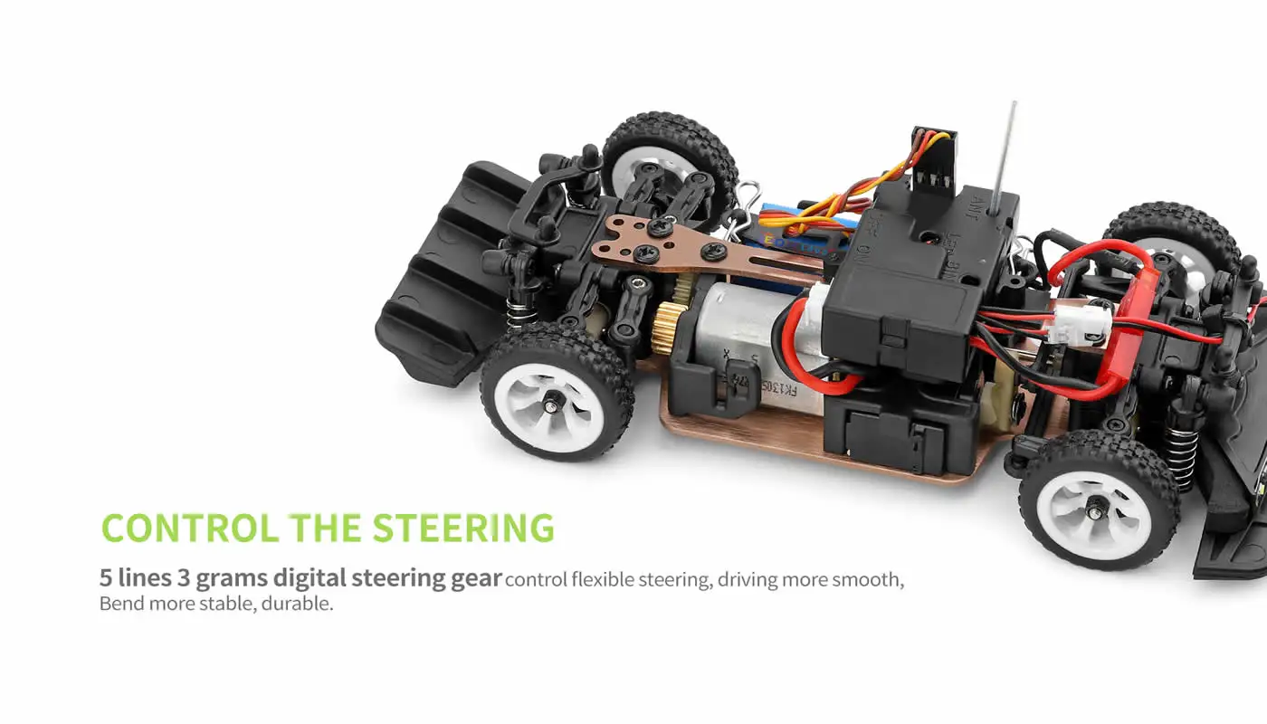 WLtoys 284131 1:28 4WD 2.4G Mini RC Racing Car High Speed Off-Road Remote Control LED Light Drift Alloy Truck Boys Toy Kids Gift
