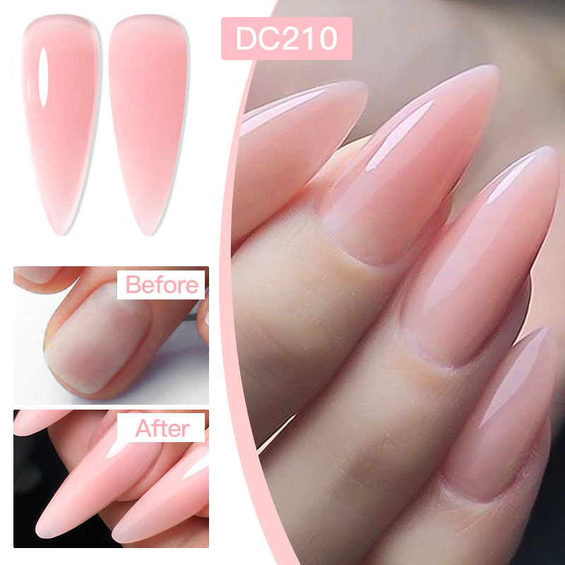 Mtssii 7ML Quick Extension Nail Gel Vernis Semi Permanent Acrylic Crystal Pink Clear Nude Gel Nail Polish UV Construction Gel