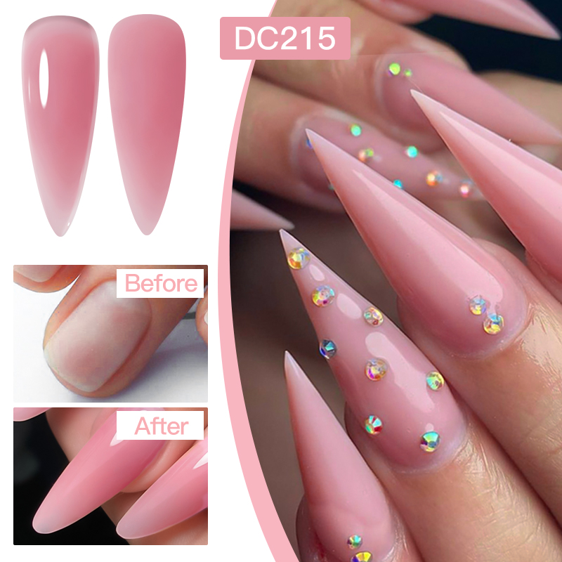 Mtssii 7ML Quick Extension Nail Gel Vernis Semi Permanent Acrylic Crystal Pink Clear Nude Gel Nail Polish UV Construction Gel