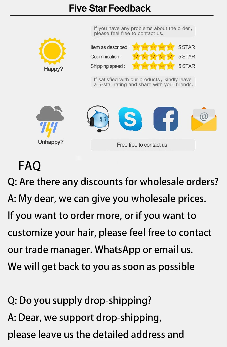 HAIRSTAR Synthetic Colored Clip In One Piece Straight Colorful Rainbow Hair Extensions 22 Inch Hairpieces