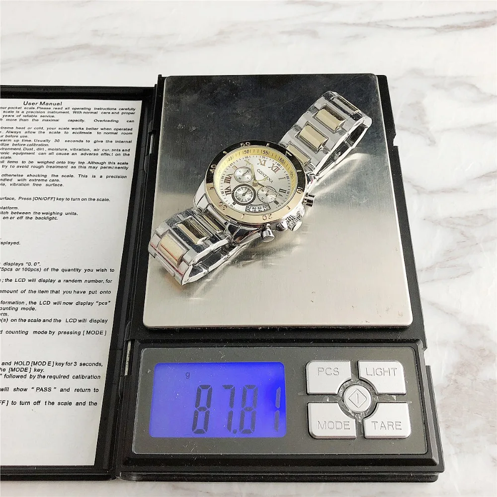Contena Brand Luxury Women's Watch Fashion Rhinestones Stainless Steel Quartz Watch Simple Elegant Ladies Watch Reloj Mujer