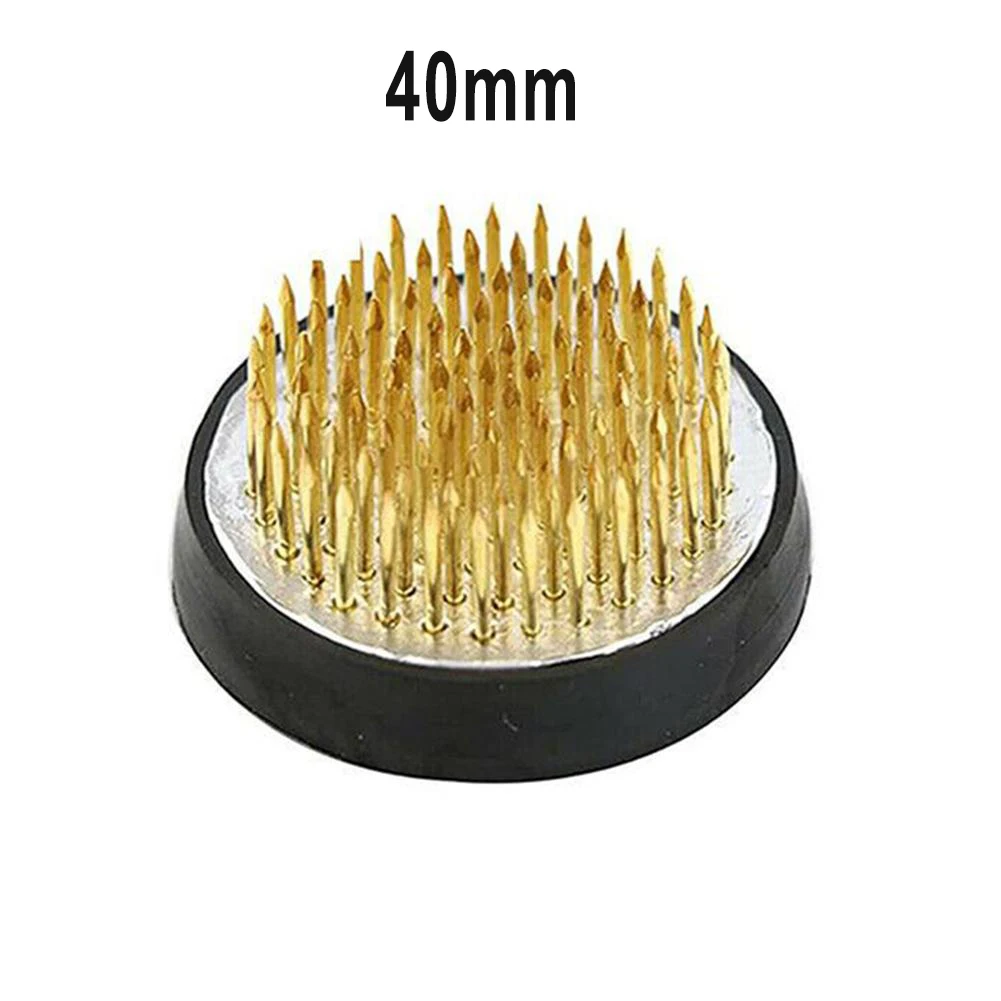 1pcs Round Flower Frog Holder Ikebana Kenzan Flower Art Fixed Arranging Tool Home Decor Living Room Floral Insert Arrangement